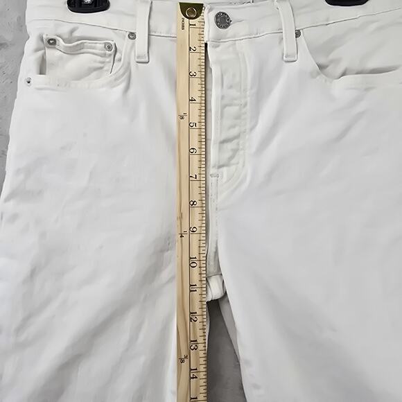 Frank & Eileen Cork Straight Leg Button-Fly Women Jeans White Sz 30 Fits 31x26 - Picture 16 of 16